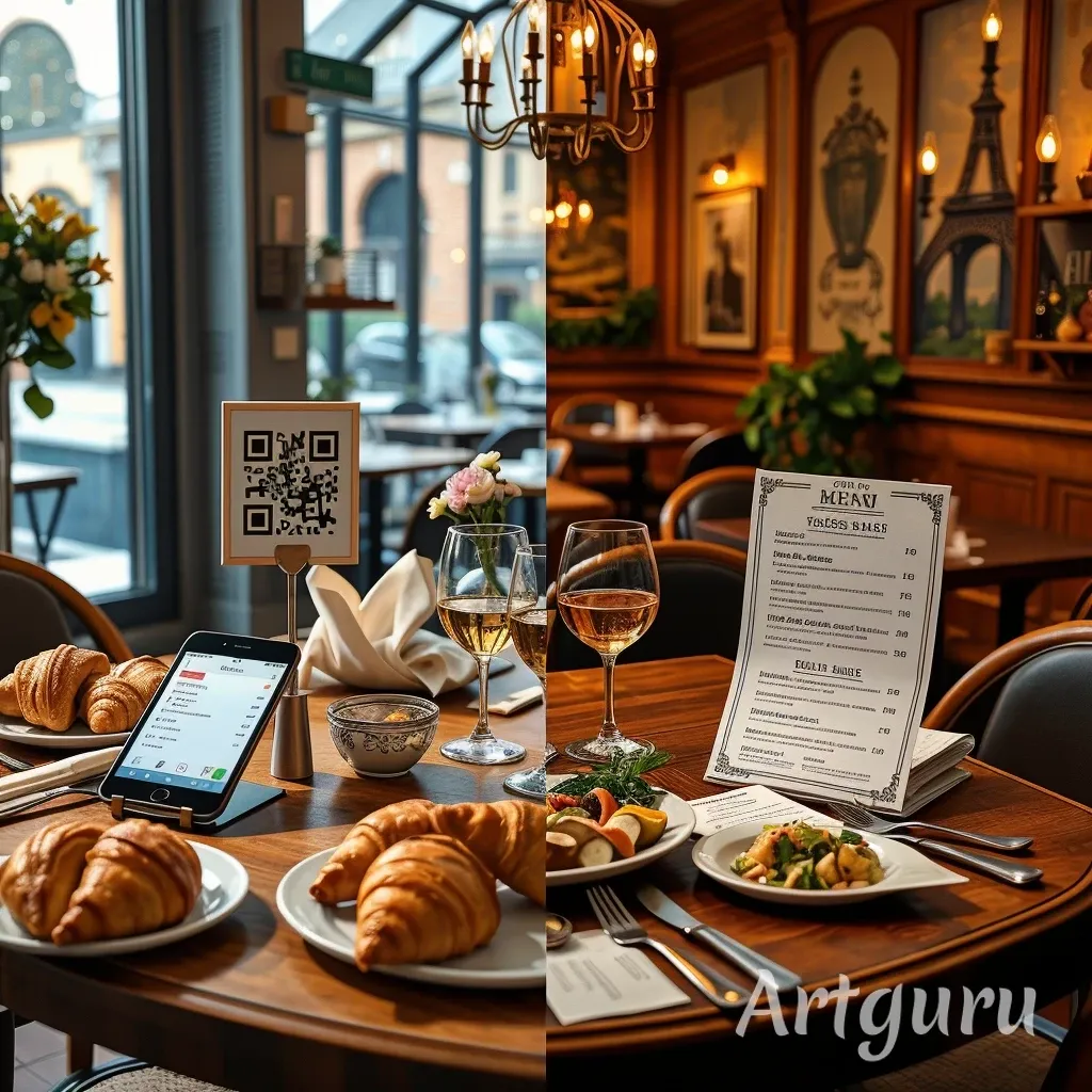 Menu numérique vs menu papier : Quel choix pour votre restaurant ?